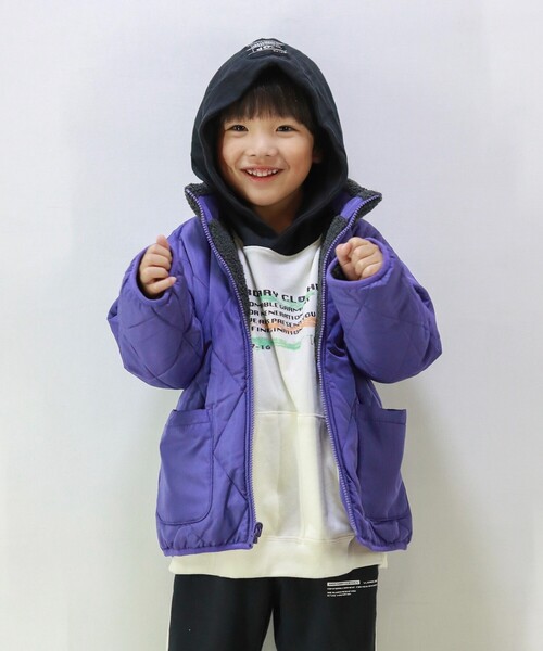 SHOO・LA・RUE（シューラルー）の「◆【110-140cm】裏毛配色フードスウェット（パーカー・キッズ・アイボリー系4/ブラック系4・12/13/14/11）」の15枚目の写真