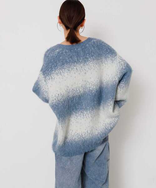 SENSE OF PLACE by URBAN RESEARCH(センスオブプレイスバイアーバンリサーチ)の「ニュアンスグラデーションカーディガン(カーディガン/ボレロ・レディース・ブルー系その他/グレー系その他・ONE)」の22枚目の写真