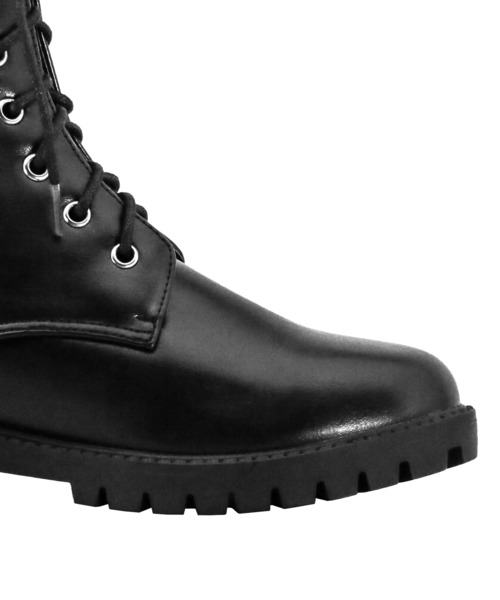 KYOETSU（キョウエツ）の「袴用フラットソールブーツ（ブーツ・レディース・ブラック・24.0cm/26.0cm/25.0cm/22.0cm/23.0cm/21.5cm/23.5cm/22.5cm/25.5cm/24.5cm）」の11枚目の写真