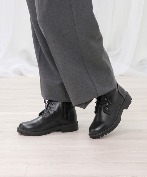 KYOETSU（キョウエツ）の「袴用フラットソールブーツ（ブーツ・レディース・ブラック・24.0cm/26.0cm/25.0cm/22.0cm/23.0cm/21.5cm/23.5cm/22.5cm/25.5cm/24.5cm）」の17枚目の写真