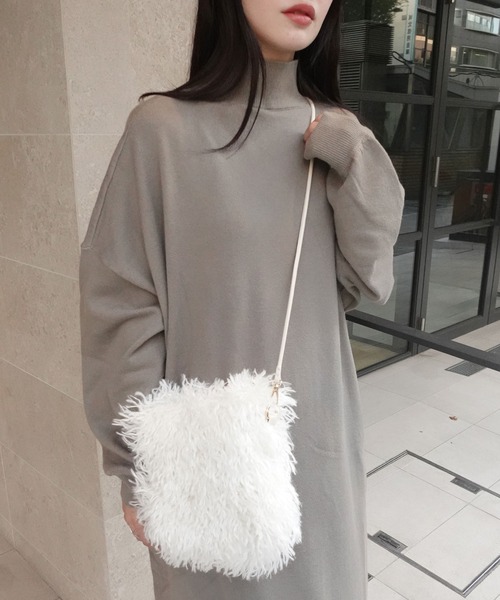 CORNERS（コーナーズ）の「ファーポシェット（ショルダーバッグ・レディース・ベージュ/ホワイト/ブラック・FREE）」の13枚目の写真