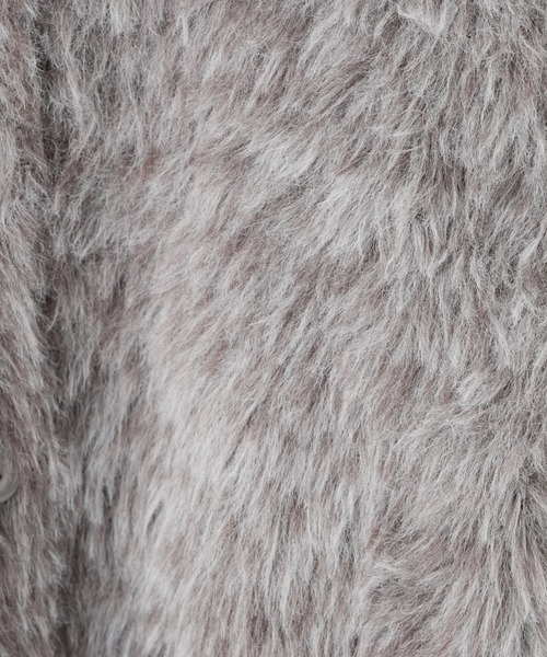 CIAOPANIC TYPY(チャオパニックティピー)の「【WEB限定】【KIDS】メランジシャギークルーネックカーディガン(カーディガン/ボレロ・キッズ・グリーン/ブルー/オレンジ/ブラウン・XL/XXL/M)」の7枚目の写真