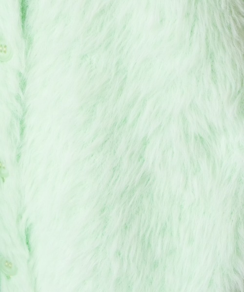 CIAOPANIC TYPY(チャオパニックティピー)の「【WEB限定】【KIDS】メランジシャギークルーネックカーディガン(カーディガン/ボレロ・キッズ・グリーン/ブルー/オレンジ/ブラウン・XL/XXL/M)」の9枚目の写真