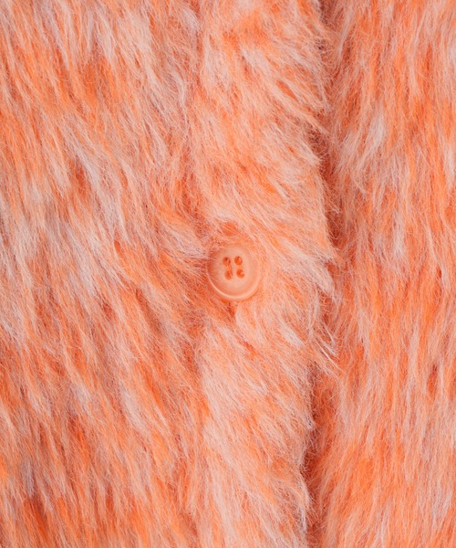 CIAOPANIC TYPY(チャオパニックティピー)の「【WEB限定】【KIDS】メランジシャギークルーネックカーディガン(カーディガン/ボレロ・キッズ・グリーン/ブルー/オレンジ/ブラウン・XL/XXL/M)」の15枚目の写真