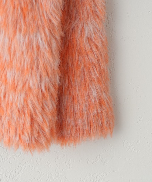 CIAOPANIC TYPY(チャオパニックティピー)の「【WEB限定】【KIDS】メランジシャギークルーネックカーディガン(カーディガン/ボレロ・キッズ・グリーン/ブルー/オレンジ/ブラウン・XL/XXL/M)」の17枚目の写真