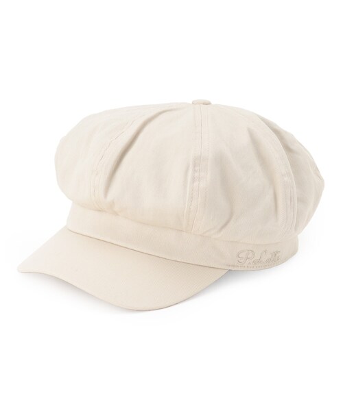 PINK-latte（ピンクラテ）の「◆シンプルツイルキャスケット（キャスケット・キッズ・ブルー系3/ブラック/ベージュ・00）」の2枚目の写真