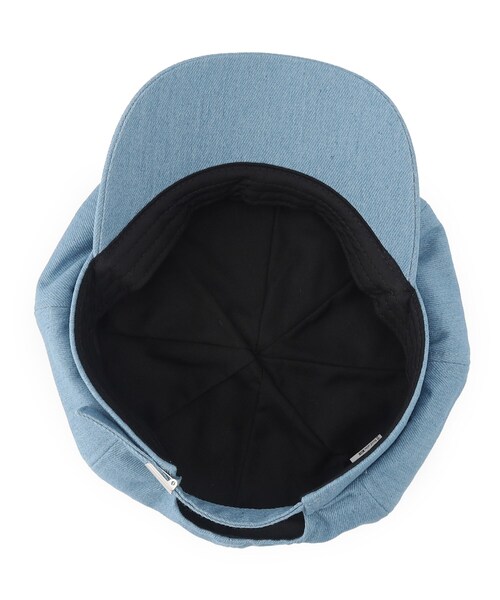PINK-latte（ピンクラテ）の「◆シンプルツイルキャスケット（キャスケット・キッズ・ブルー系3/ブラック/ベージュ・00）」の4枚目の写真