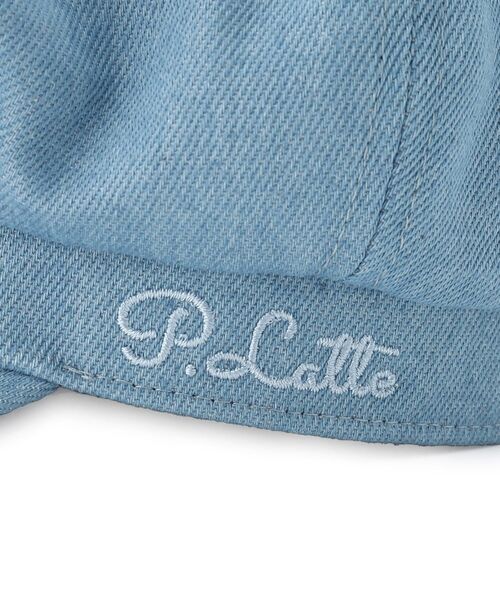 PINK-latte（ピンクラテ）の「◆シンプルツイルキャスケット（キャスケット・キッズ・ブルー系3/ブラック/ベージュ・00）」の5枚目の写真