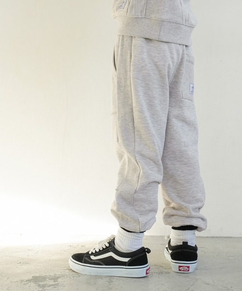 coca（coca）（コカ）の「キッズ　厚手サイドリブスウェットジョガーパンツ（スウェットパンツ・キッズ・チャコール/グレー・110/120/130/140）」の10枚目の写真