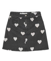 MILKFED. | HEART PRINTED DENIM SKIRT(デニムスカート)