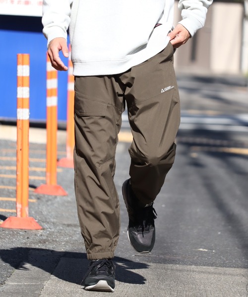 GERRY（ジェリー）の「【GERRY/ジェリー】ポリストレッチ×裏トリコット カーゴジョガーパンツ(撥水/防風)（カーゴパンツ・メンズ・ブラック/カーキ/グレー/ネイビー・LL/M/L）」の3枚目の写真