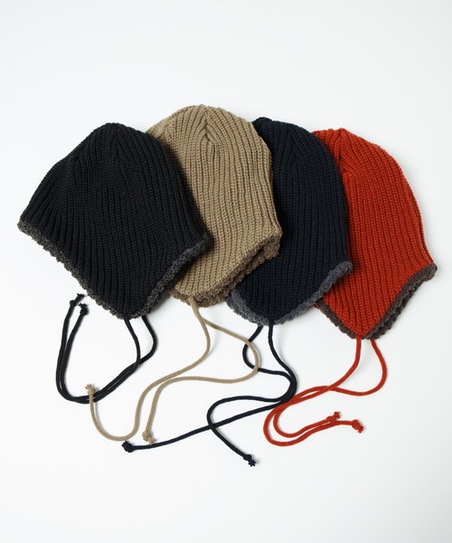THE HAT MADDERS リバーシブル 耳当て帽 イヤーハット vtg｜ファッション