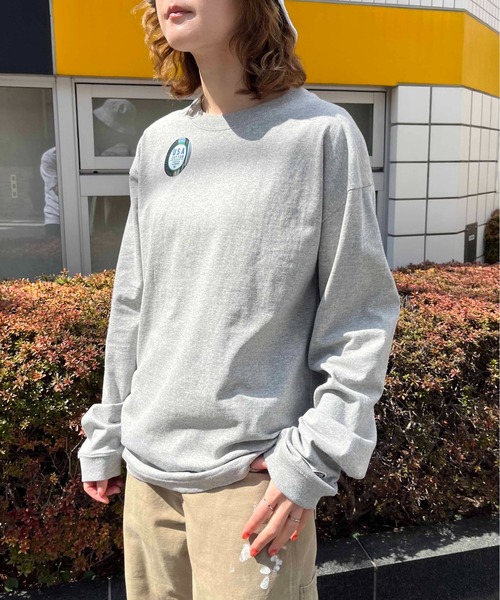 DISCUS（ディスカス）の「【DISCUS】USAコットン 無地ロングTシャツ（Tシャツ/カットソー・メンズ・ホワイト/グレー/ブラック/ライトグレー/ネイビー/グリーン・L/LL/M）」の18枚目の写真
