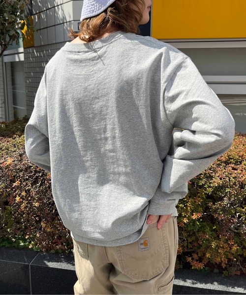 DISCUS（ディスカス）の「【DISCUS】USAコットン 無地ロングTシャツ（Tシャツ/カットソー・メンズ・ホワイト/グレー/ブラック/ライトグレー/ネイビー/グリーン・L/LL/M）」の20枚目の写真