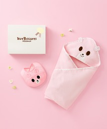 HOT BISCUITS | ベビーバスタオル&スタイセット【BOX付き】(ベビーギフト)