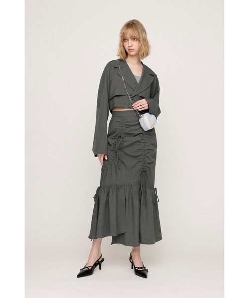 SLY SHORT TRENCH コート SLY SHORT TRENCH コート T.GRY -ファッション通販 FASHION WALKER