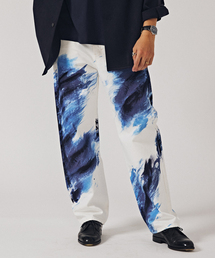 EDIFICE LA BOUCLE | 【LA BOUCLE / ラブークル】5ポケット デニム (ブルーペンキ)(デニムパンツ)