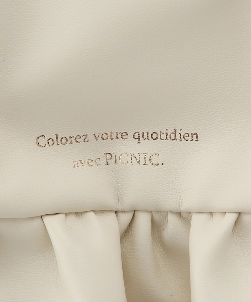 ROPE' PICNIC(ロペピクニック)の「ダブルフリルメッシュハンドルミニショルダーバッグ(ショルダーバッグ・レディース・ブラック/ピンク/シルバー/キナリ・FREE)」の14枚目の写真