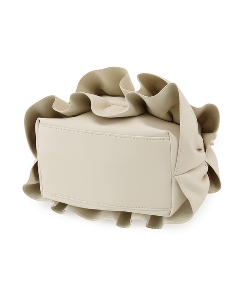 ROPE' PICNIC(ロペピクニック)の「ダブルフリルメッシュハンドルミニショルダーバッグ(ショルダーバッグ・レディース・ブラック/ピンク/シルバー/キナリ・FREE)」の15枚目の写真