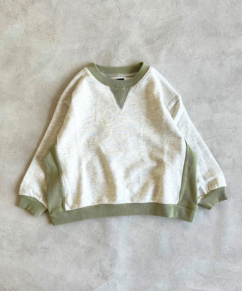 Life Support Products（ライフサポートプロダクツ）の「ムジガゼットトレーナー（80～150cm）（スウェット・キッズ・レッド/チャコール/ホワイト系その他/イエロー/ブルー/オフホワイト・100/130/140/95/80/90/150/120/110）」の3枚目の写真