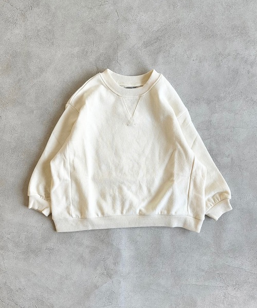 Life Support Products（ライフサポートプロダクツ）の「ムジガゼットトレーナー（80～150cm）（スウェット・キッズ・レッド/チャコール/ホワイト系その他/イエロー/ブルー/オフホワイト・100/130/140/95/80/90/150/120/110）」の2枚目の写真