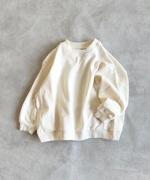 Life Support Products（ライフサポートプロダクツ）の「ムジガゼットトレーナー（80～150cm）（スウェット・キッズ・レッド/チャコール/ホワイト系その他/イエロー/ブルー/オフホワイト・100/130/140/95/80/90/150/120/110）」の14枚目の写真