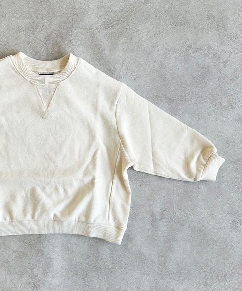 Life Support Products（ライフサポートプロダクツ）の「ムジガゼットトレーナー（80～150cm）（スウェット・キッズ・レッド/チャコール/ホワイト系その他/イエロー/ブルー/オフホワイト・100/130/140/95/80/90/150/120/110）」の16枚目の写真