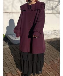 merry jenny | Aラインセーラーコート(チェスターコート)