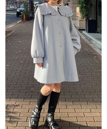 merry jenny | Aラインセーラーコート(チェスターコート)