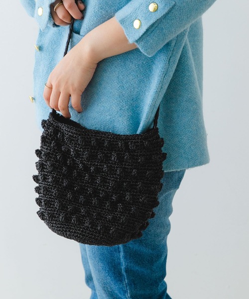 RODE SKO(ロデスコ)の「ラメポコポコショルダーバッグ(ショルダーバッグ・レディース・シルバー/グリーン/ブラック・ONE)」の12枚目の写真