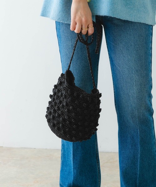 RODE SKO(ロデスコ)の「ラメポコポコショルダーバッグ(ショルダーバッグ・レディース・シルバー/グリーン/ブラック・ONE)」の14枚目の写真