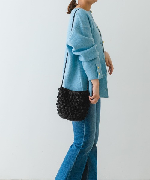 RODE SKO(ロデスコ)の「ラメポコポコショルダーバッグ(ショルダーバッグ・レディース・シルバー/グリーン/ブラック・ONE)」の16枚目の写真