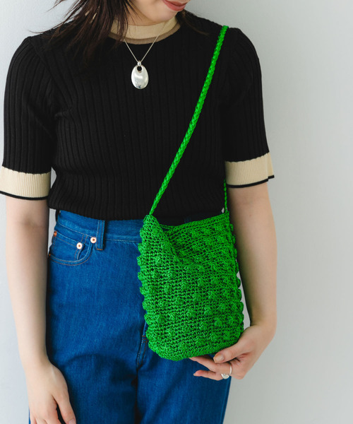 RODE SKO(ロデスコ)の「ラメポコポコショルダーバッグ(ショルダーバッグ・レディース・シルバー/グリーン/ブラック・ONE)」の20枚目の写真