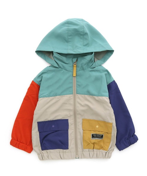 F.O.KIDS(エフオーキッズ)の「F.O.KIDS/エフオーキッズ ウインドブレーカー(ブルゾン・キッズ・マルチ/グレー/ブラック/オレンジ/ブルー・130/140/150/120)」の5枚目の写真