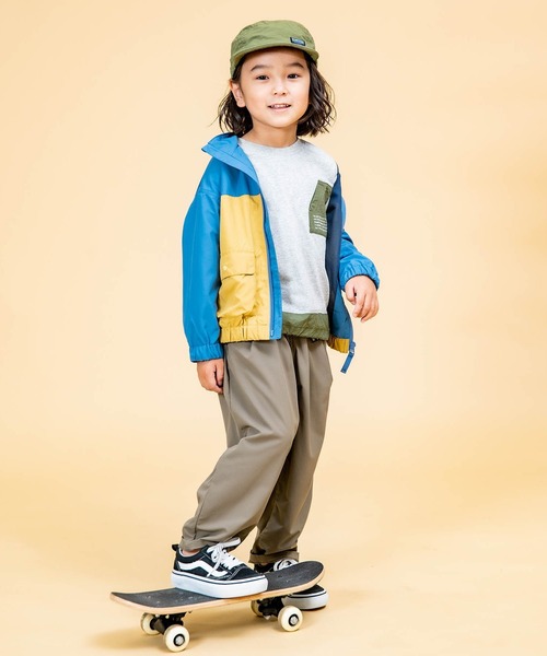 F.O.KIDS(エフオーキッズ)の「F.O.KIDS/エフオーキッズ ウインドブレーカー(ブルゾン・キッズ・マルチ/グレー/ブラック/オレンジ/ブルー・130/140/150/120)」の19枚目の写真