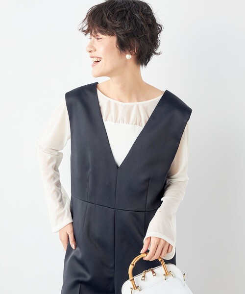 NOLLEY'S（ノーリーズ）の「レイヤードシアーカットソー（T