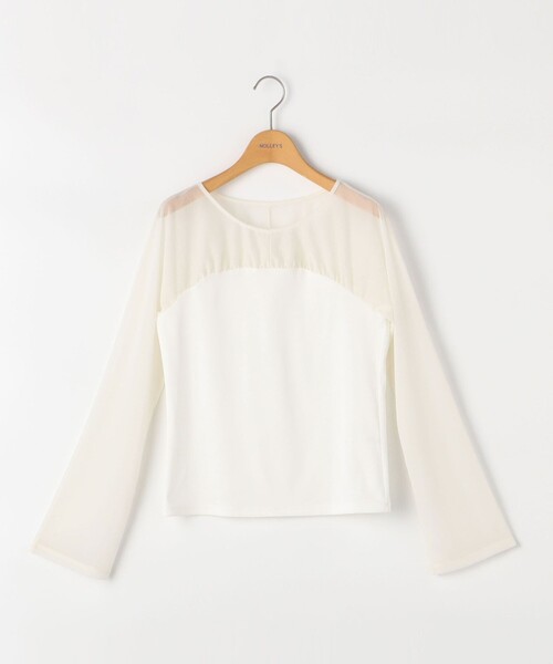 NOLLEY’S（ノーリーズ）の「レイヤードシアーカットソー（Tシャツ/カットソー・レディース・ネイビー/アイボリー/ブラック・38）」の17枚目の写真