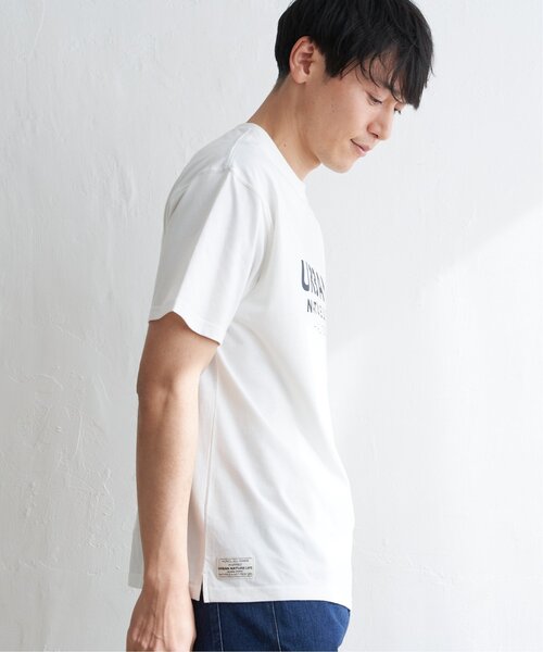 ikka(イッカ)の「URBAN NATURE LIFE アーバンネイチャーライフ プリントTシャツ(Tシャツ/カットソー・メンズ・ブラック/ネイビー/ホワイト・XL/L/M/S)」の6枚目の写真