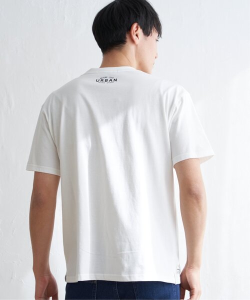 ikka(イッカ)の「URBAN NATURE LIFE アーバンネイチャーライフ プリントTシャツ(Tシャツ/カットソー・メンズ・ブラック/ネイビー/ホワイト・XL/L/M/S)」の7枚目の写真