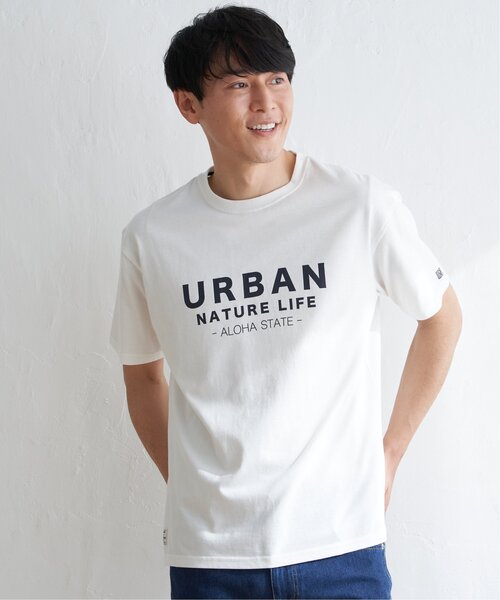 ikka(イッカ)の「URBAN NATURE LIFE アーバンネイチャーライフ プリントTシャツ(Tシャツ/カットソー・メンズ・ブラック/ネイビー/ホワイト・XL/L/M/S)」の8枚目の写真