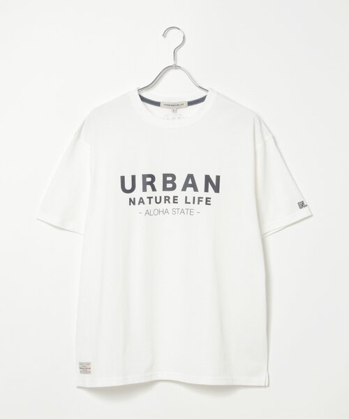 ikka(イッカ)の「URBAN NATURE LIFE アーバンネイチャーライフ プリントTシャツ(Tシャツ/カットソー・メンズ・ブラック/ネイビー/ホワイト・XL/L/M/S)」の9枚目の写真
