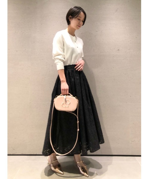 CELFORD（セルフォード）の「ロゴ刺繍シンプルカーディガン