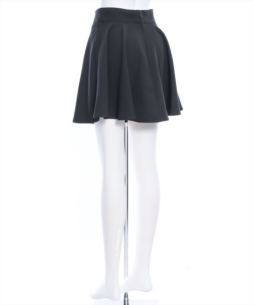 clear(クリア)の「インパン付きフレアミニスカート(スカート・レディース・ブラック/アイボリー・S/M)」の5枚目の写真