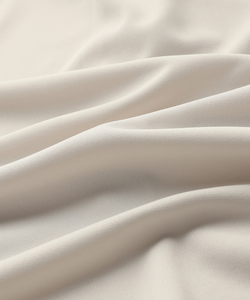 CROSS FUNCTION（クロスファンクション）の「《抗菌防臭・通気性》シフォンフリルカットソーブラウス【CF/クロスファンクション】（シャツ/ブラウス・レディース・ブラック/オフホワイト/ライトベージュ/ライトグリーン/ホワイト/ベージュ/ネイビー・M/L/LL）」の15枚目の写真