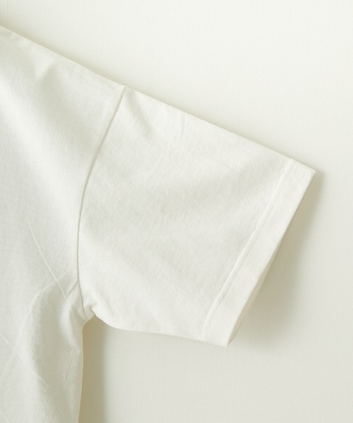 Manhattan Portage（マンハッタンポーテージ）の「[MANHATTAN PORTAGE/マンハッタンポーテージ] 別注 ショート丈バックプリントTシャツ（Tシャツ/カットソー・レディース・イエロー/ホワイト/ブラック/サックスブルー・F）」の22枚目の写真