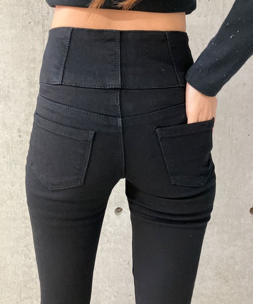 GLAMOROUS JANE（グラマラスジェーン）の「スキニーパンツ（その他パンツ・レディース・ブラック×ホワイト/ブラック・M/S/L/SS）」の11枚目の写真