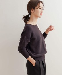 URBAN RESEARCH DOORS | コットンボートネックガーターKNIT(ニット/セーター)