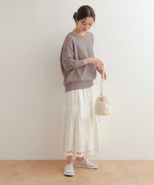 URBAN RESEARCH DOORS / アーバンリサーチ ドアーズ コットンボートネックガーターKNIT URBAN RESEARCH DOORS（アーバンリサーチドアーズ）の「コットン