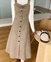 大人可愛いジャンスカワンピース