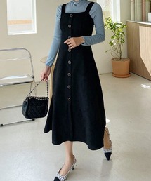 大人可愛いジャンスカワンピース